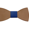 Noeud papillon en cuir bleu Noeud papillon en cuir bleu