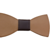 Noeud papillon en cuir marron Noeud papillon en cuir marron