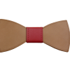 Noeud papillon en cuir rouge Noeud papillon en cuir rouge