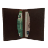 porte cartes chocolat ouvert