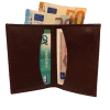 porte cartes chocolat ouvert